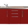 Designline minikonyha md 170 borvörös