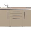 Designline minikonyha md 170 matt homok