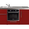 Designline minikonyha mdb 150 borvörös