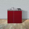Kitchenline Minikonyha mk 90 borvörös
