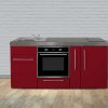 Premiumline Minikonyha MPB 180 A borvörös